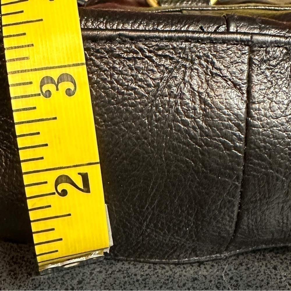 NWT Roma Leather Locking Concealment Purse Black Dual Handle Med Sz Multi Pocket - Picture 6 of 16